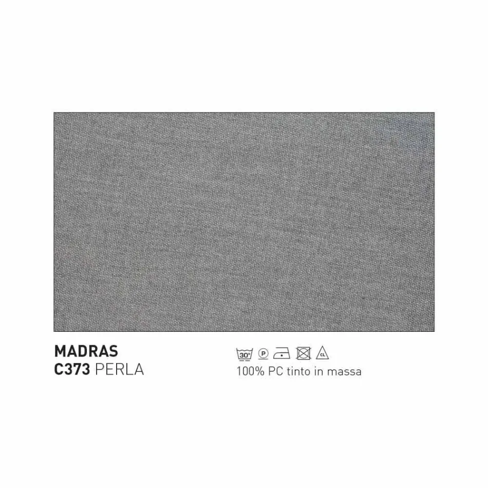 Sgabello da giardino Varaschin System in tessuto imbottito e alluminio Viadurini