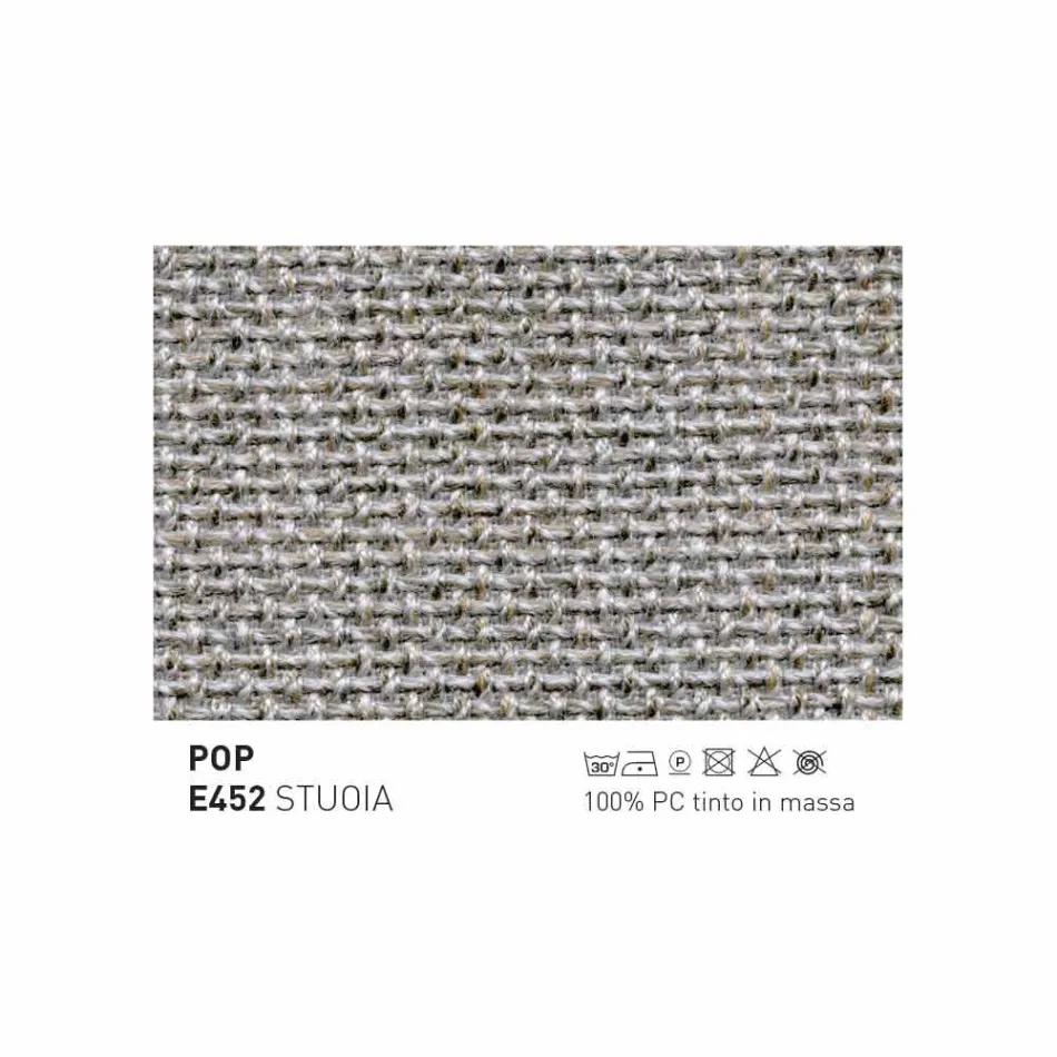 Sgabello da giardino Varaschin System in tessuto imbottito e alluminio Viadurini