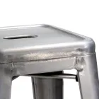 Sgabello da Interno e Esterno in Ferro Altezza 45 cm - Cancelleria Viadurini