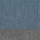 Sgabello da Salotto Design in Tessuto con Bordino e Metallo Antracite - Scarat Viadurini