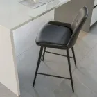 Sgabello da Soggiorno con Diverse Strutture e Finiture - Denis Viadurini