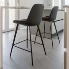 Sgabello da Soggiorno con Diverse Strutture e Finiture - Denis Viadurini