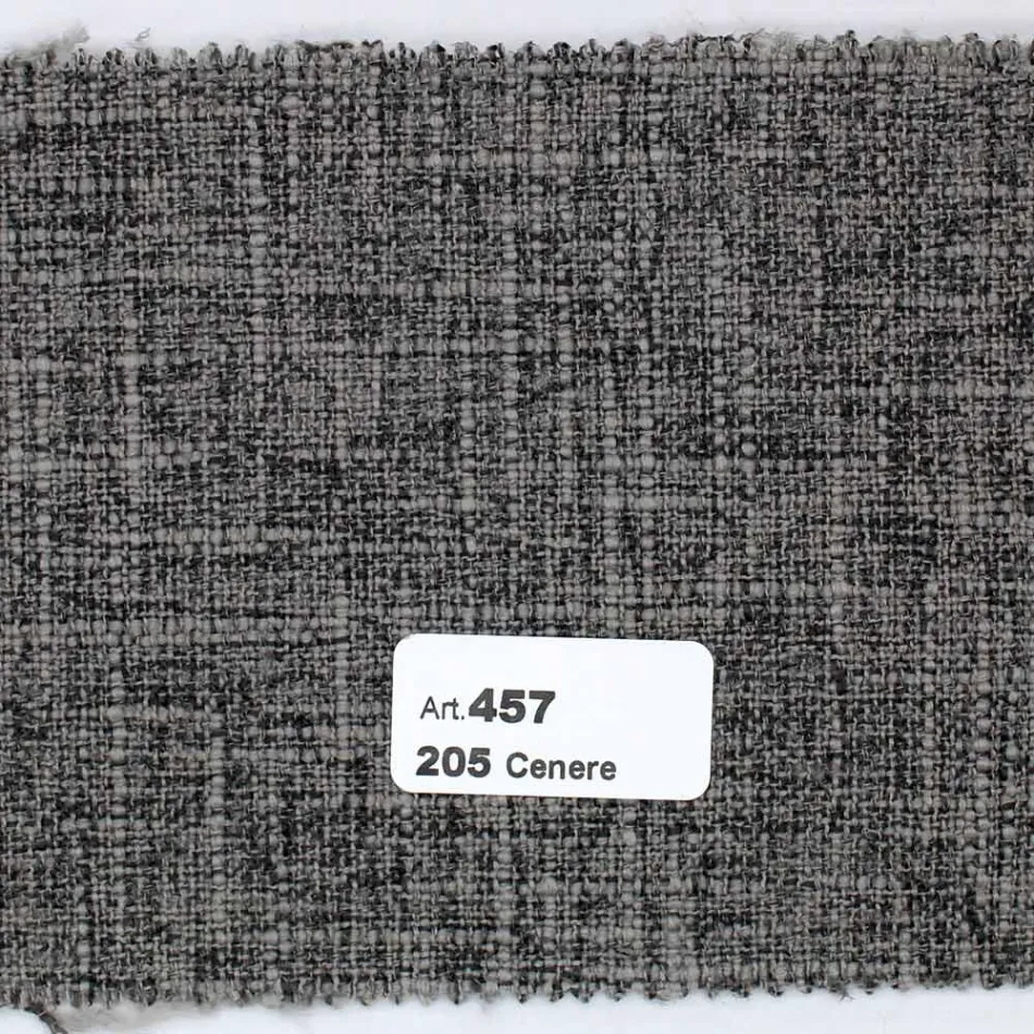 Sgabello da Soggiorno con Schienale Basso Made in Italy - Orietta Viadurini