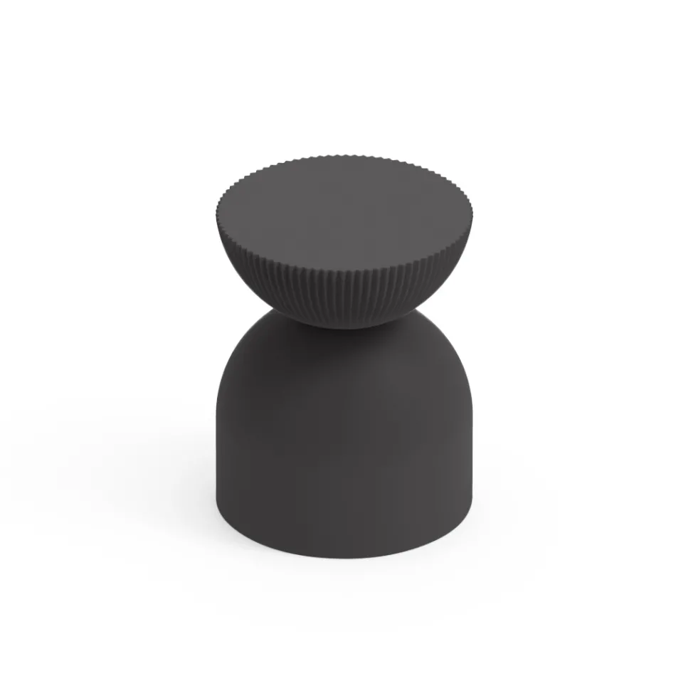 Sgabello da Soggiorno Realizzato in Polietilene di Diversi Colori - Loopy Viadurini