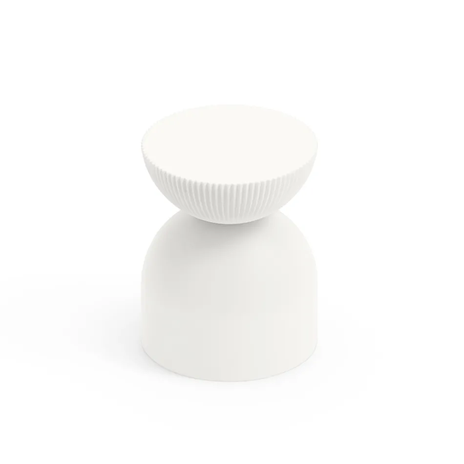 Sgabello da Soggiorno Realizzato in Polietilene di Diversi Colori - Loopy Viadurini