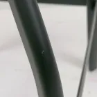 Sgabello design moderno in metallo e legno regolabile Livorno1 Viadurini