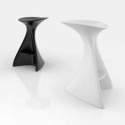 Made In Italy Sgabello In Legno Multistrato Di Betulla - Machx Maxi Chiaro Cm 19x39 H25 - 2