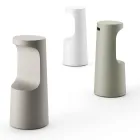 Sgabello di Design Alto in Polietilene Opaco da Esterno Made in Italy - Forlina Viadurini