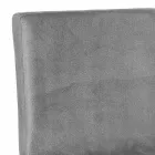 Sgabello girevole con schienale di design moderno Gord, H 113 cm Viadurini