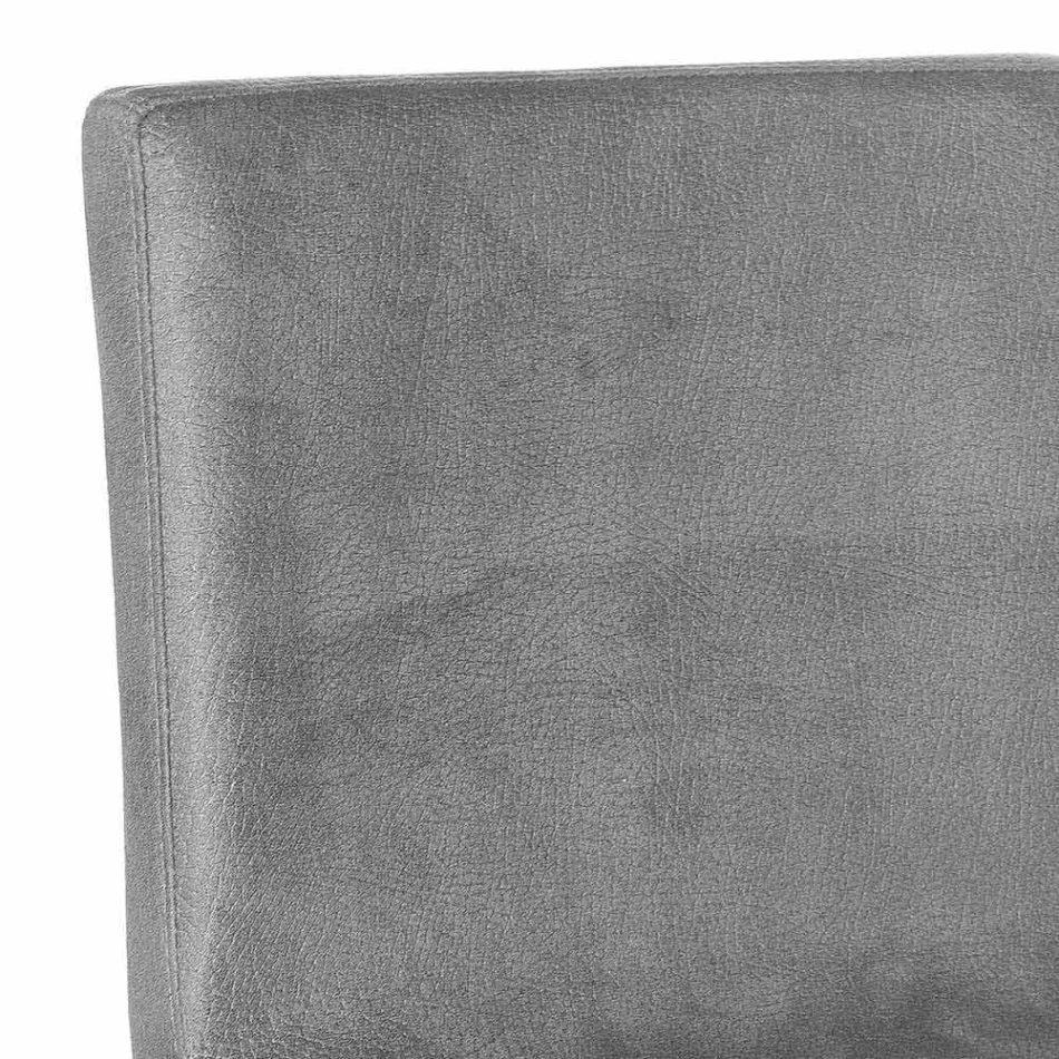 Sgabello girevole con schienale di design moderno Gord, H 113 cm Viadurini