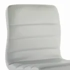 Sgabello Girevole con Schienale in Diverse Misure Made in Italy - Parma Viadurini