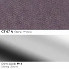 Sgabello Girevole in Tessuto e Acciaio con Alzata a Gas Made in Italy - Marchesi Viadurini