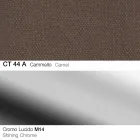 Sgabello Girevole in Tessuto e Acciaio con Alzata a Gas Made in Italy - Marchesi Viadurini