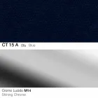 Sgabello Girevole in Tessuto e Acciaio con Alzata a Gas Made in Italy - Marchesi Viadurini