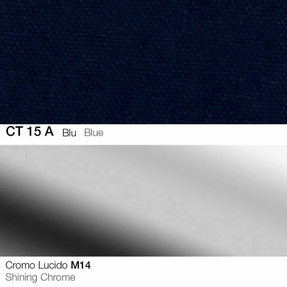 Sgabello Girevole in Tessuto e Acciaio con Alzata a Gas Made in Italy - Marchesi Viadurini