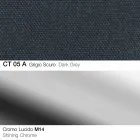 Sgabello Girevole in Tessuto e Acciaio con Alzata a Gas Made in Italy - Marchesi Viadurini