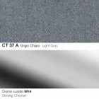 Sgabello Girevole in Tessuto e Acciaio con Alzata a Gas Made in Italy - Marchesi Viadurini