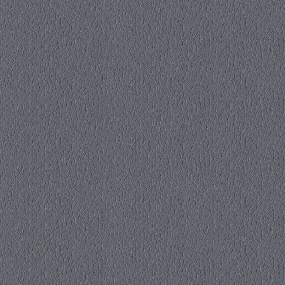 Sgabello in Ecopelle e Acciaio con Alzata a Gas Made in Italy - Lorenza Viadurini