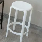 Sgabello in Polipropilene Rinforzato con Fiberglass in Diversi Colori - Neev Viadurini