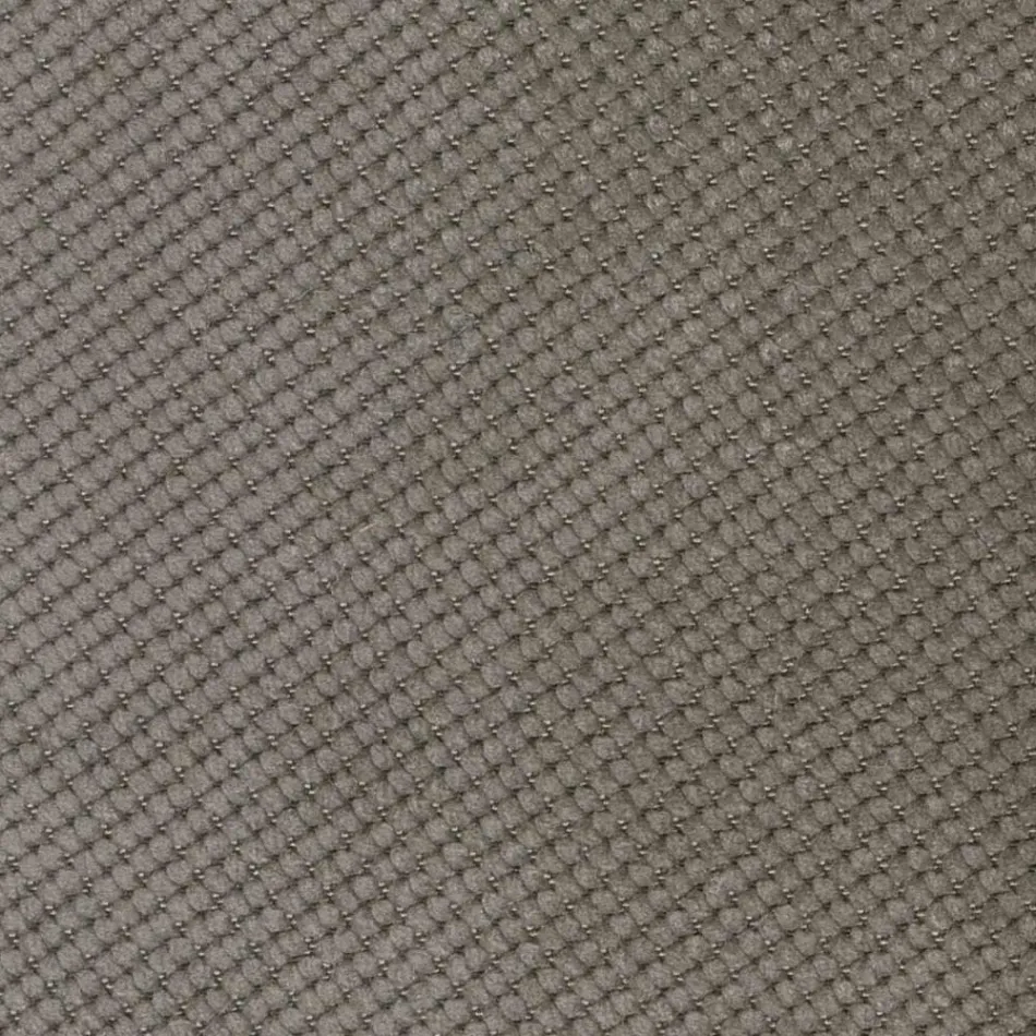 Sgabello in Tessuto e Metallo Antracite Design Made in Italy- Nautilus Viadurini