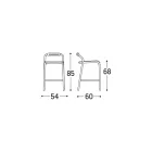Sgabello per Esterno con Cuscini Inclusi Made in Italy - Noss by Varaschin Viadurini