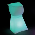 Sgabello per l'Esterno Ricaricabile a Forma di Cane in Polipropilene - Ardea Viadurini