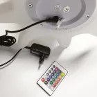 Sgabello per l'Esterno Ricaricabile a Forma di Cane in Polipropilene - Ardea Viadurini