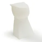 Sgabello per l'Esterno Ricaricabile a Forma di Cane in Polipropilene - Ardea Viadurini