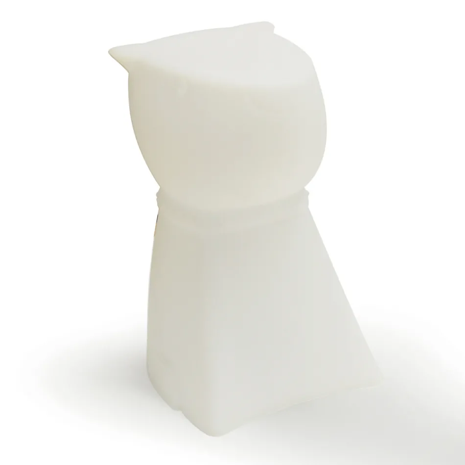 Sgabello per l'Esterno Ricaricabile a Forma di Cane in Polipropilene - Ardea Viadurini