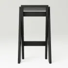 Sgabello Pieghevole e Impilabile in Frassino Massello - Write Viadurini