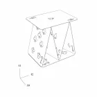Sgabello – tavolino- portariviste ComeQuandoFuoriPiove Mabele Viadurini