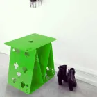 Sgabello – tavolino- portariviste ComeQuandoFuoriPiove Mabele Viadurini