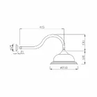 Soffione Doccia Anticalcare in Acciaio e Ottone Classico Made in Italy - Mingo Viadurini