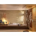 Soffione doccia con cromoterapia a due getti design moderno Dream Viadurini