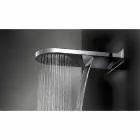 Soffione Doccia da Parete con Getto a Doccia e Cascata Made in Italy - Como Viadurini