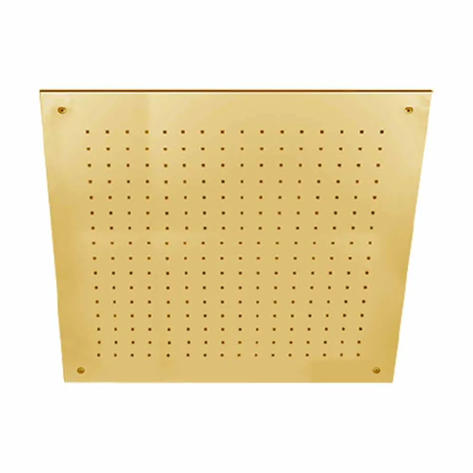 Soffione Doccia da Soffitto Monogetto in Acciaio Inox Made in Italy - Cauro Viadurini