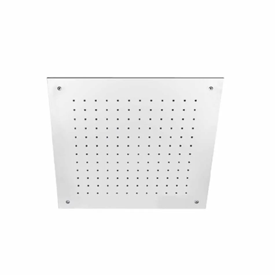 Soffione Doccia da Soffitto Monogetto in Acciaio Inox Made in Italy - Cauro Viadurini