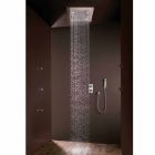 Soffione doccia design moderno con getto pioggia e luci LED Viadurini