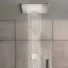 Soffione Doccia in Acciaio Inox con Cromoterapia Made in Italy - Solver Viadurini