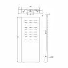 Soffione Doccia in Acciaio Inox con Getto a Pioggia Made in Italy - Fiordo Viadurini