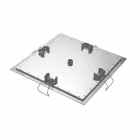 Soffione Doccia Quadrato da Soffitto in Acciaio Made in Italy - Amido Viadurini