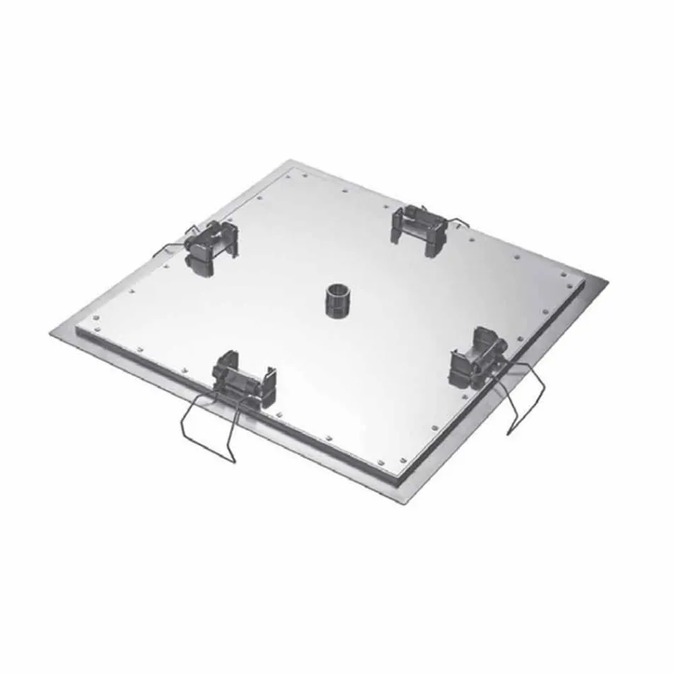 Soffione Doccia Quadrato da Soffitto in Acciaio Made in Italy - Amido Viadurini