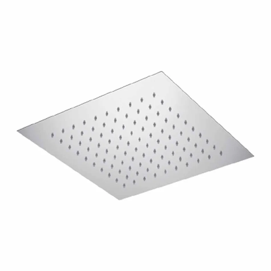 Soffione Doccia Quadrato da Soffitto in Acciaio Made in Italy - Amido Viadurini
