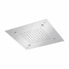 Soffione Doccia Quadrato in Acciaio Inox con Nebulizzatori Made in Italy - Selmo Viadurini