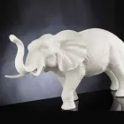 Soprammobile Artigianale a Forma di Elefante in Ceramica Made in Italy - Fante Viadurini