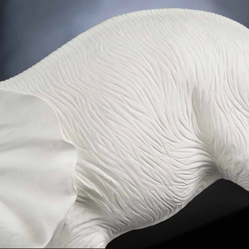 Soprammobile Artigianale a Forma di Elefante in Ceramica Made in Italy - Fante Viadurini