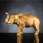 Soprammobile Artigianale a Forma di Elefante in Ceramica Made in Italy - Fante Viadurini