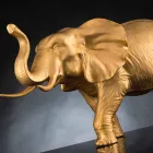 Soprammobile Artigianale a Forma di Elefante in Ceramica Made in Italy - Fante Viadurini