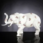 Soprammobile Artigianale a Forma di Elefante in Ceramica Made in Italy - Fante Viadurini