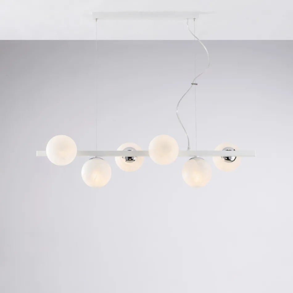 Sospensione in Ferro Laccato e Made in Italy per Arredare L’interno - Berlino Viadurini